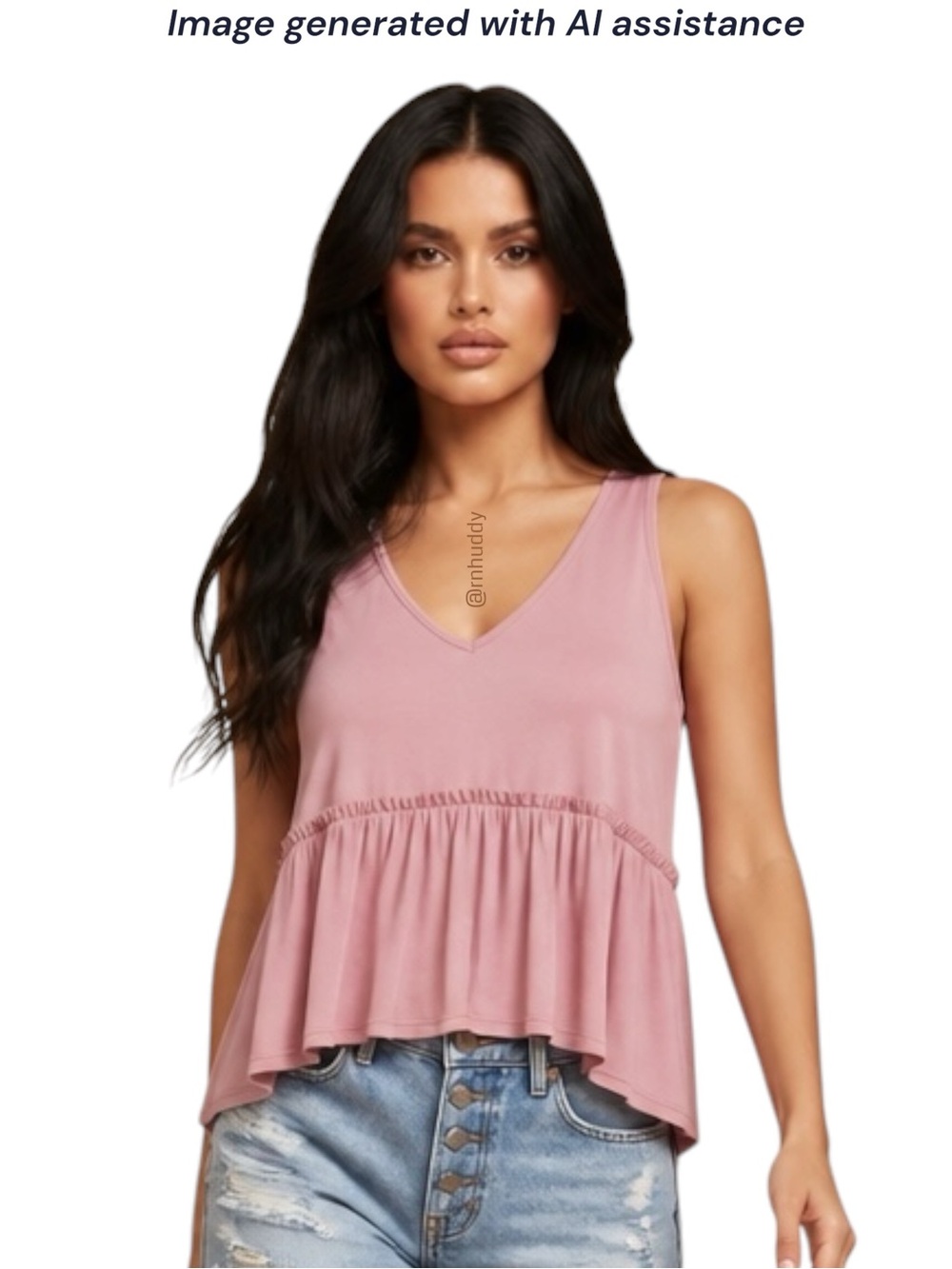 Lulus XS babydoll mauve pink tank